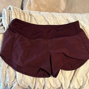 Lululemon speed up short size 6